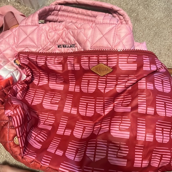 MZ Wallace Medium Sutton (pink/red/white) - Picture 3 of 3